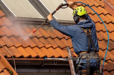 Démoussage et hydrofuge de toiture à Stattmatten